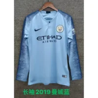18 19 manchester city home retro soccer jerseys 3