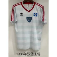 1986 hamburger home retro soccer jerseys 0