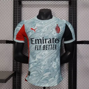 25 26 ac milan away player version soccer jerseys 0