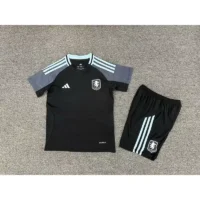 25 26 aston villa away kids soccer jerseys 1