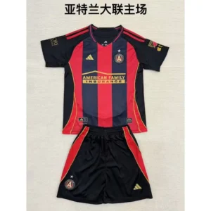 25 26 atalanta home kids soccer jerseys 0