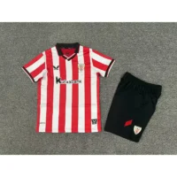 25 26 athletic bilbao home kids soccer jerseys 0