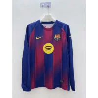 25 26 barcelona home long sleeve soccer jerseys 1