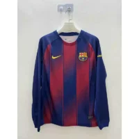 25 26 barcelona home long sleeve soccer jerseys 1