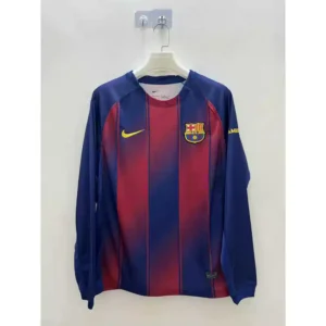 25 26 barcelona home long sleeve soccer jerseys 1