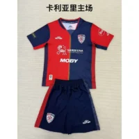 25 26 cagliari home kids soccer jerseys 0