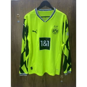 25 26 dortmund long sleeve soccer jerseys 0