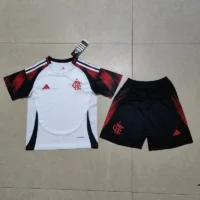 25 26 flamengo away kids soccer jerseys 0