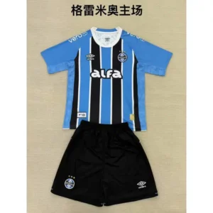 25 26 gremio home kids soccer jerseys 1