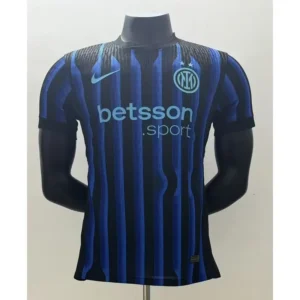 25 26 inter milan home player version soccer jerseys 0