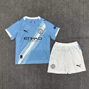 25 26 manchester city home kids soccer jerseys 1