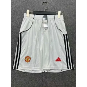 25 26 manchester united home soccer shorts 0