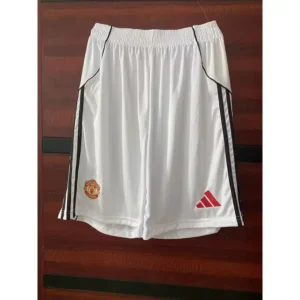 25 26 manchester united home soccer shorts 1
