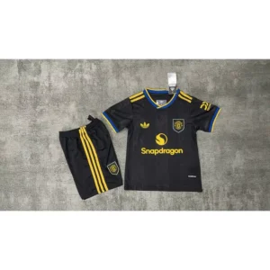 25 26 manchester united third kids soccer jerseys 0