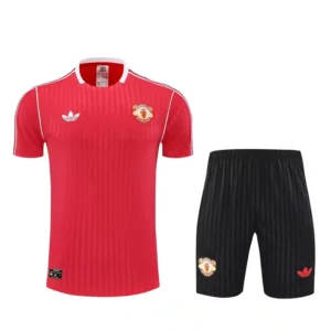 25 26 manchester united training soccer suit 0