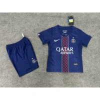 25 26 paris home kids soccer jerseys 0