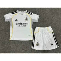 25 26 real madrid home kids soccer jerseys 0
