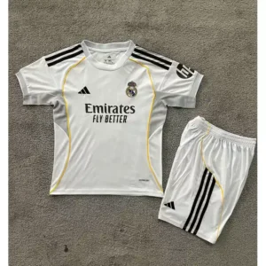 25 26 real madrid home kids soccer jerseys 1