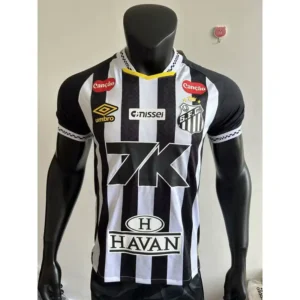 25 26 santos away player version soccer jerseys 1