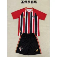 25 26 sao paulo away kids soccer jerseys 1