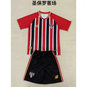 25 26 sao paulo away kids soccer jerseys 1