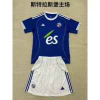25 26 strasbourg home kids soccer jerseys 1