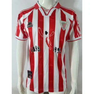 97 98 athletic bilbao home retro soccer jerseys 1