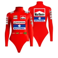 Ayrton Senna Bodysuit - Red