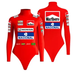 Ayrton Senna Bodysuit - Red