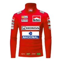 Ayrton Senna Compression Shirt - Red 1983