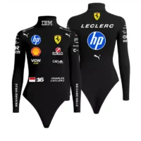 Charles Leclerc Ferrari Bodysuit - Black