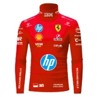 Charles Leclerc Ferrari Compression Shirt - 2025 - Red