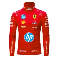 Lewis Hamilton Ferrari Compression Shirt - 2025 - Red