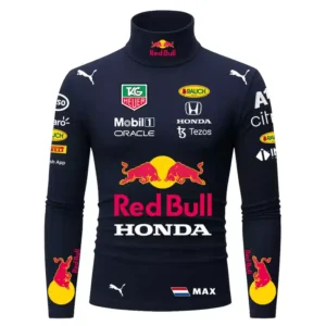 Max Verstappen Red Bull Compression Shirt - 2022 - Navy Blue