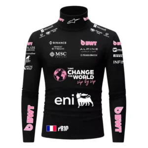 Pierre Gasly Alpine Compression Shirt - Black